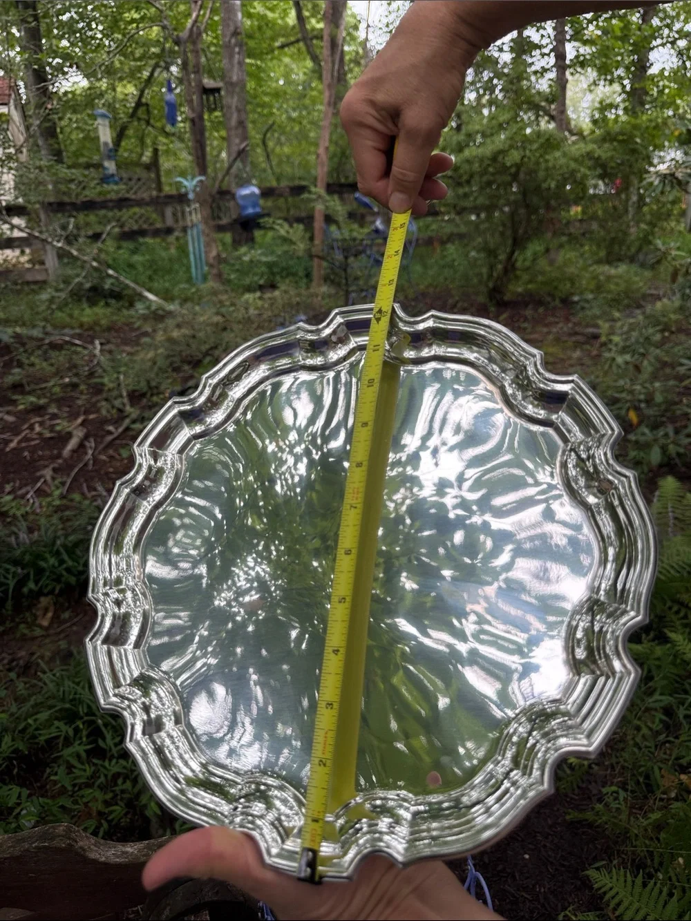 Lenox Clear Glass Scalloped Serving Bowl